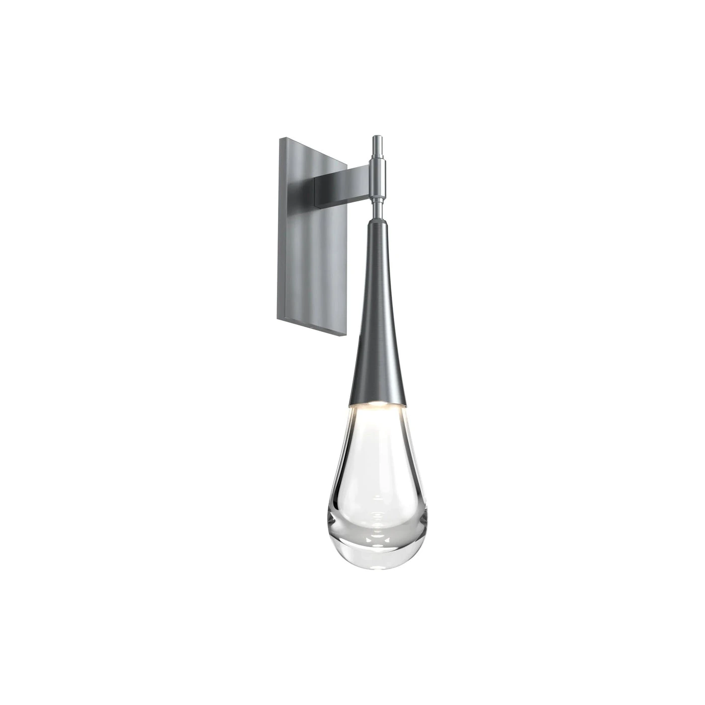 Real Satin Nickel Paciano wall sconce