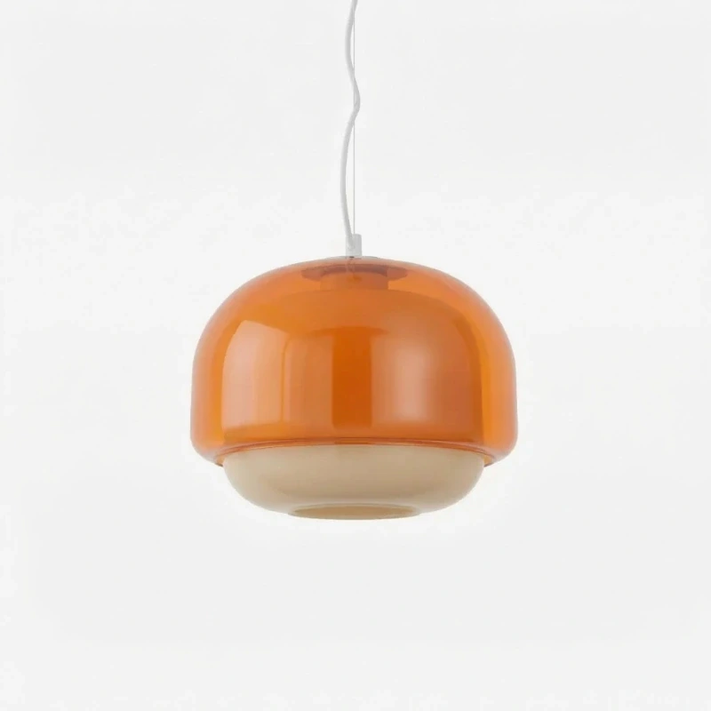 Orange Sanae pendant on a clean white background