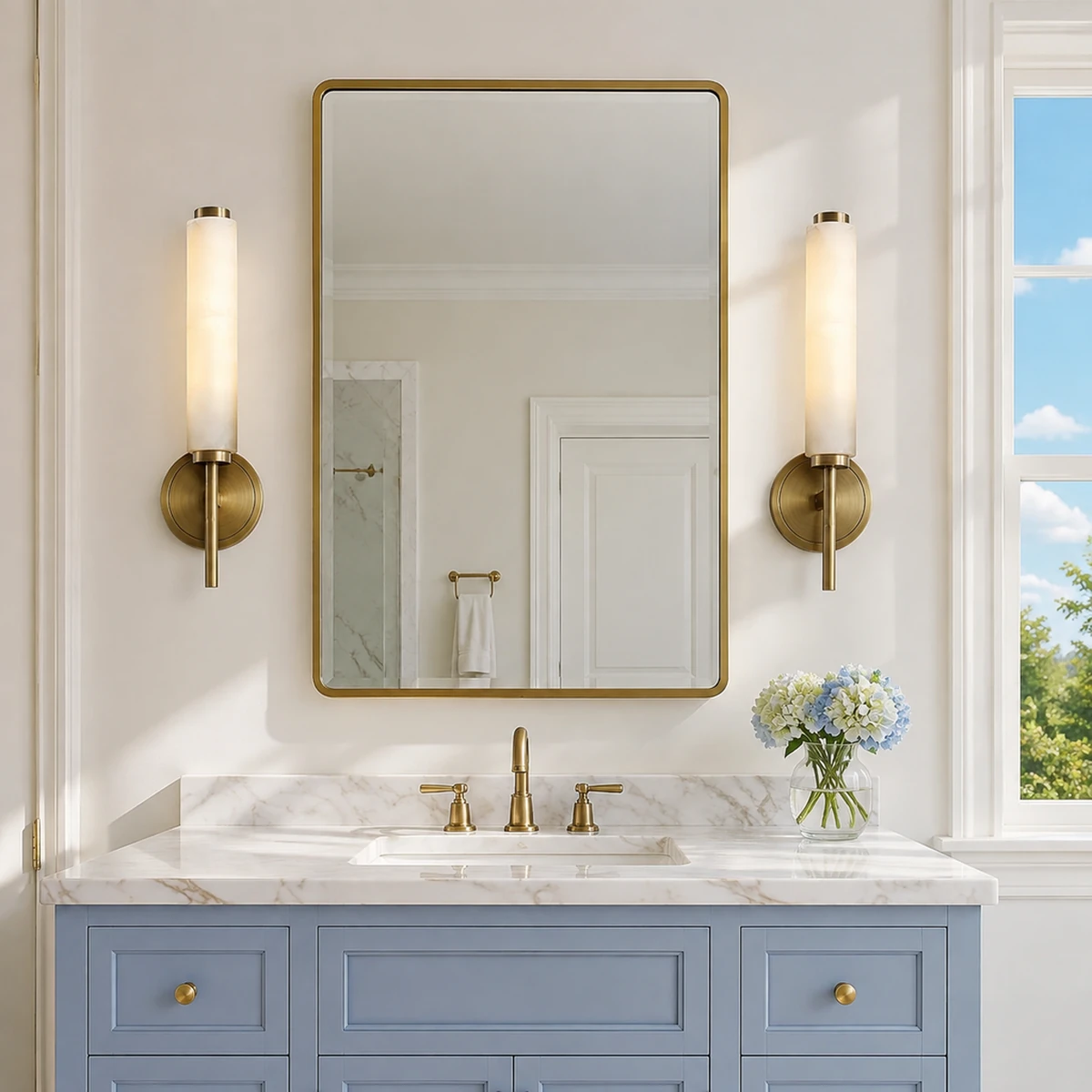 Narrow vanity pair