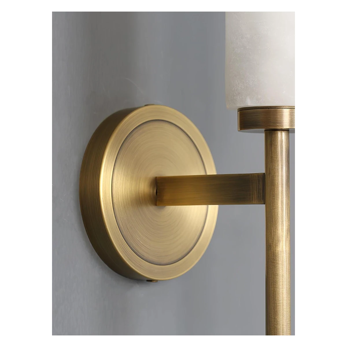 Brass backplate detail