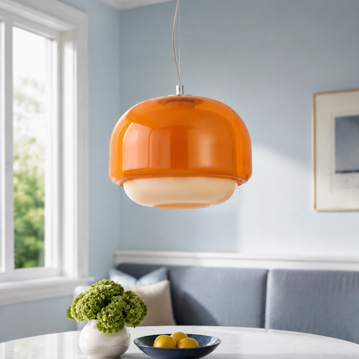 Orange Sanae pendant close scene