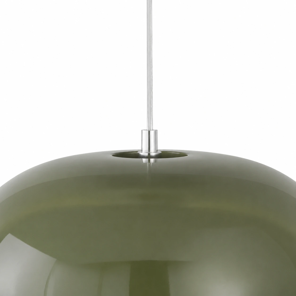 Top glass and suspension connection detail