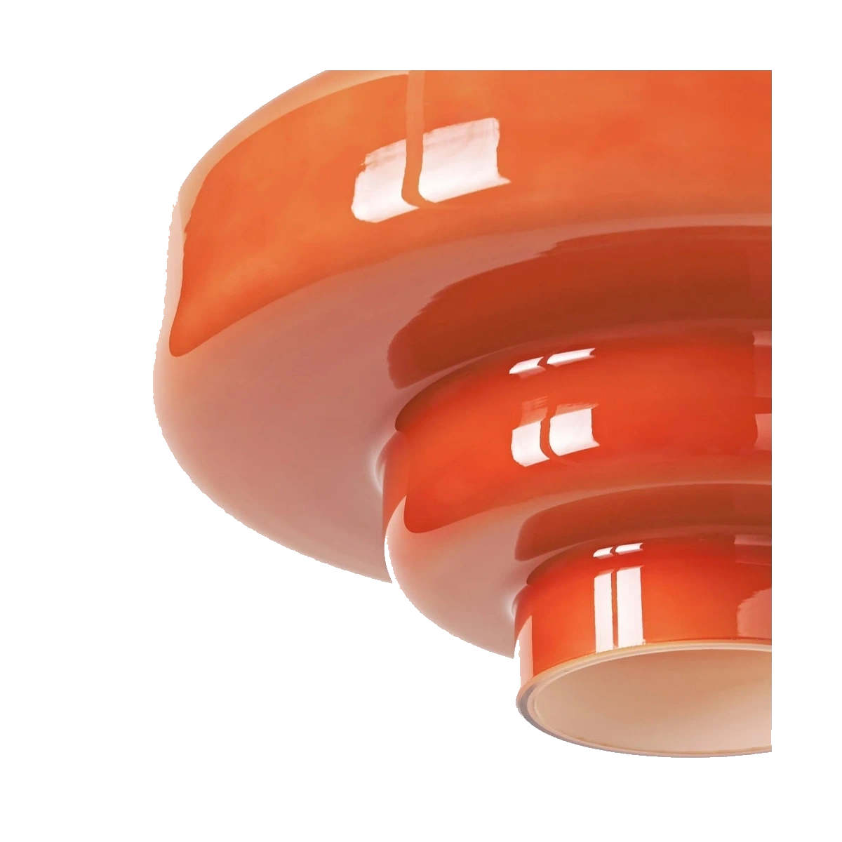 Layered glass edge