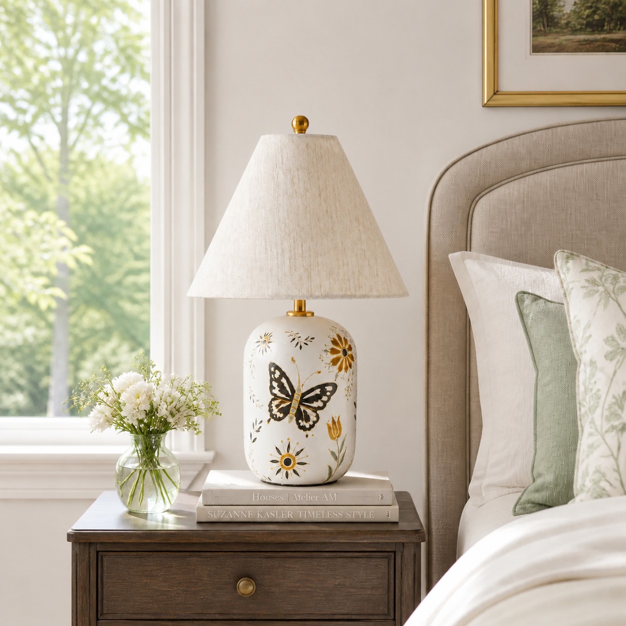 Layered bedroom accent