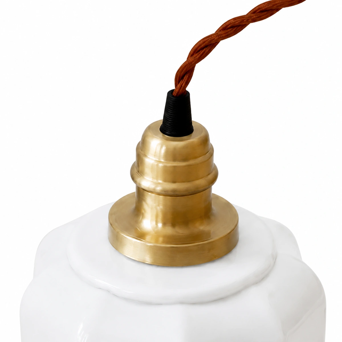 Brass socket and cord