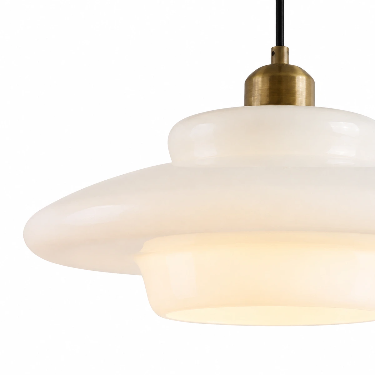 Layered Milk Glass