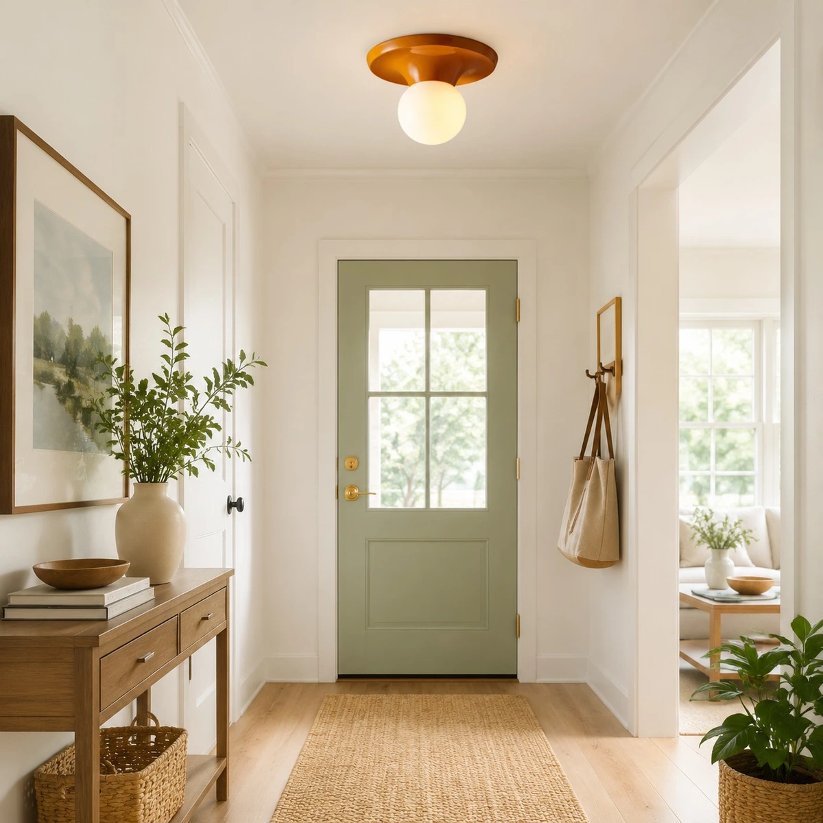 Estella in a entryway