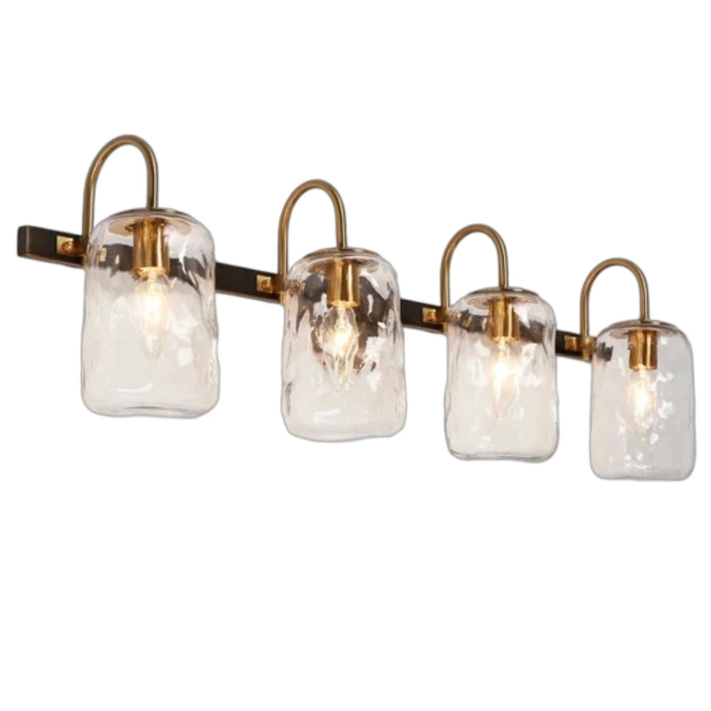 Blythe four-light wall sconce on white