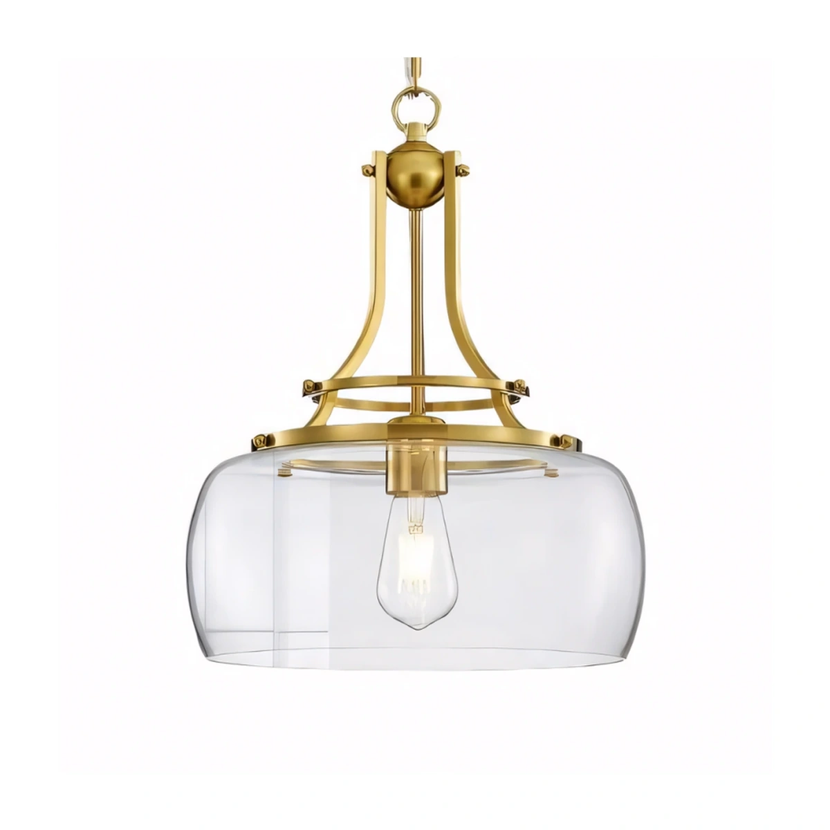 Brass / Clear Glass