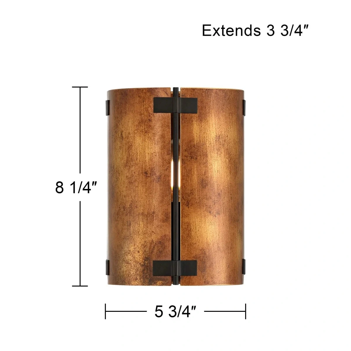 Hale wall sconce dimensions
