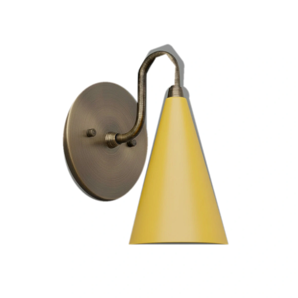 Yellow / Antique Brass