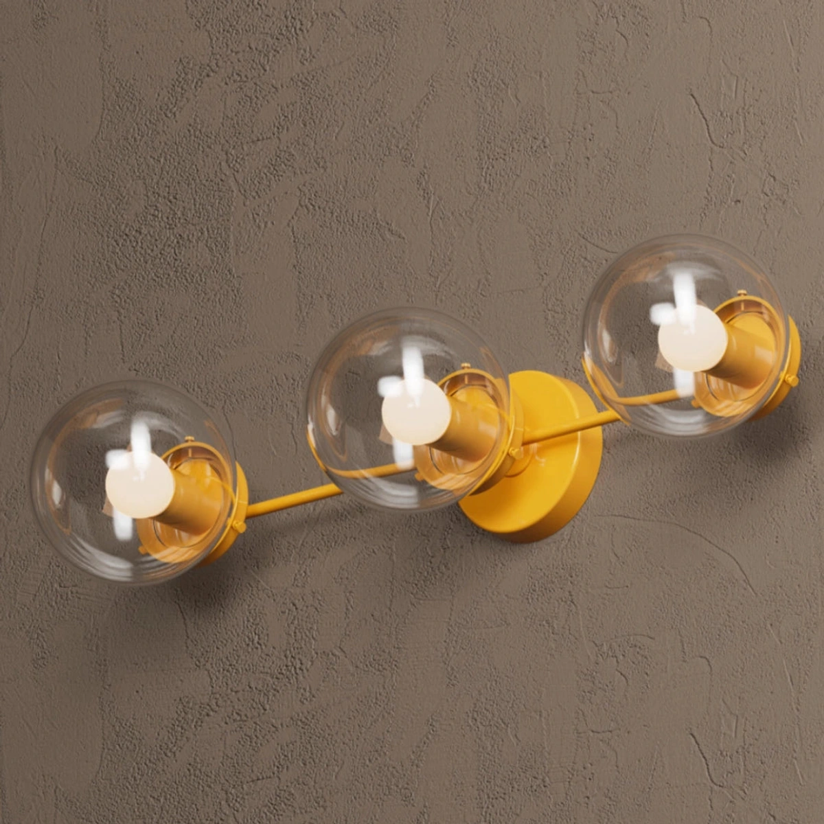Yellow Ochre · Clear Glass