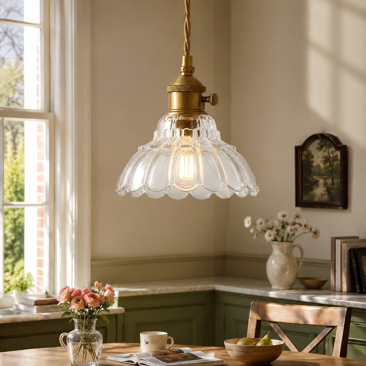 Davit Retro Flower Glass Pendant Light10_副本.webp__PID:f7762568-ba55-4877-bca2-15c02c7d7512