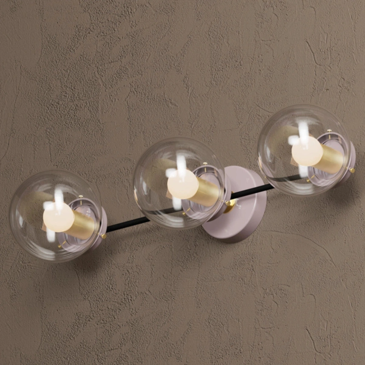 Mauve · Clear Glass