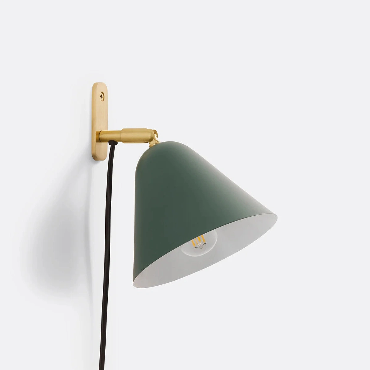 Eucalyptus Phrike wall sconce on white