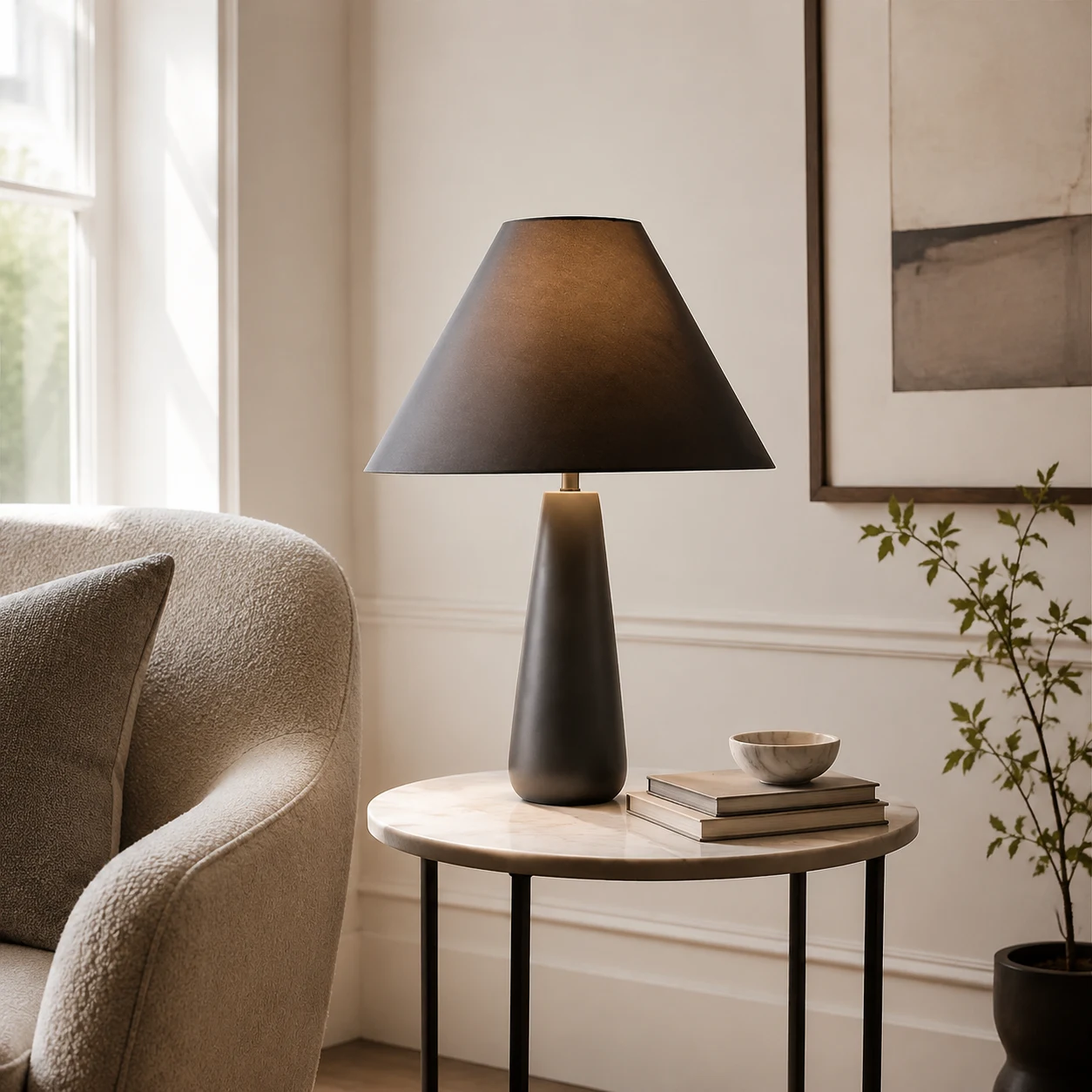 Atanua pendant in a breakfast nook