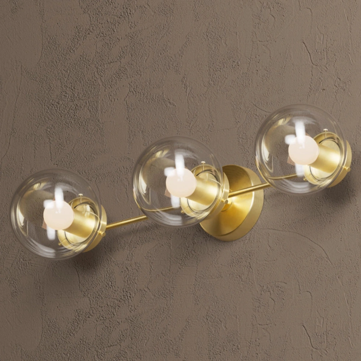 Sealed Brass · Clear Glass