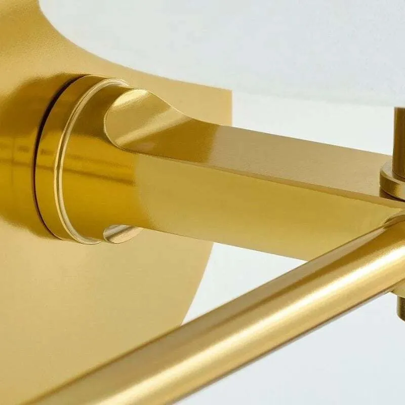 Everett wall sconce fabric and metal composition